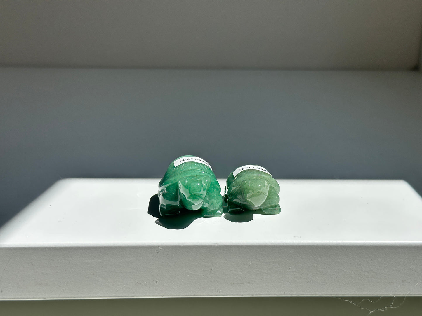 Green Jade Turtle Pair
